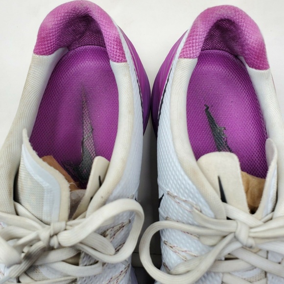 Nike Lunar Control 4 Golf Shoe White Cosmic Purple - Picture 9 of 11